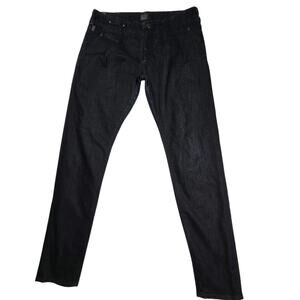 Citizens of Humanity Women Tag 30 (32x31) Pants Dark Keaton Pleated Slim Trouser